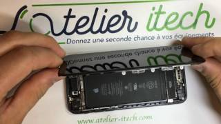 Tuto  changement décran vitre tactile  afficheurLCD iPhone 7 [upl. by Doggett]