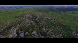 Kilmar Tor filmed with a DJI Phanton 4K Drone  Bodmin Moor in Cornwall [upl. by Yakcm995]