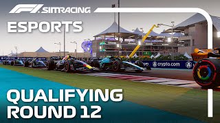 LIVE Qualifying I F1 Sim Racing World Championship 20232024 I Round 12 I Yas Marina [upl. by Sol]