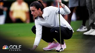 Full Caitlin Clark highlights from The Annika proam  Golf Channel [upl. by Edra]