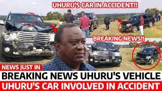 SAD News😭 UHURUs CAR involved in TRAGIC ACCIDENT in NAROK now DRIVER Injured DETAILS Emerge ONLINE [upl. by Hewes584]