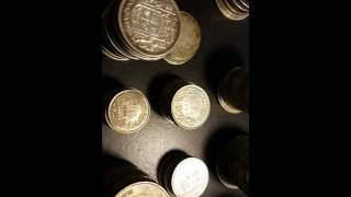 Full Silver Stack World Silver Coins Constitutional Silver [upl. by Ahsasal]