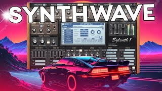 Sylenth1 SynthwaveRetro Soundbank  Download [upl. by Dnyletak488]