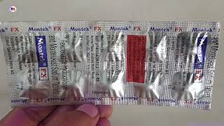 Montek Fx Tablet  Montelukast amp Fexofenadine Tablet  Montek Fx Tablet Uses Benefits Dosage Review [upl. by Aniluap]