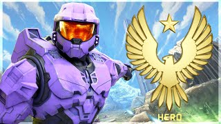 HALO INFINITE MAX RANK HERO ACHIEVED [upl. by Dlareg]