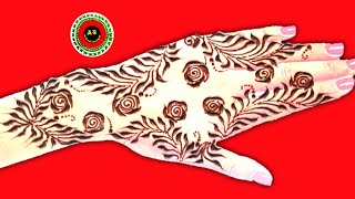 Latest Khafif Mehndi Design  Leaf Mehndi Design  New Beautiful Mehndi Design Gulf Mehndi [upl. by Jenny]