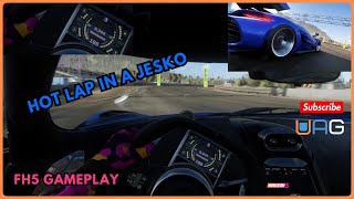 2020 Koenigsegg Jesko HOT LAP  FH5 Gameplay [upl. by Inalaehak]