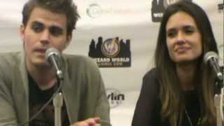 QampA with paul wesley and torrey devitto at COMIC CON 2012 PA [upl. by Aurita]