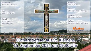 Eucharistiefeier aus St Klemens am 15092024 [upl. by Roze]