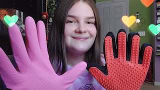 Fast and Aggressive different types of glove sounds ASMR 🧤 [upl. by Lotty]