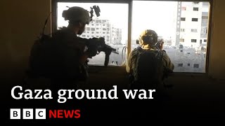 Special report Inside Gaza with Israeli forces  BBC News [upl. by Ursuline]