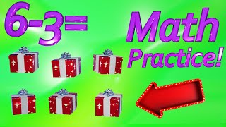 Subtraction Fun for Kindergarten and First Grade  Learn to Subtract Within 10 Fun Math Lesson [upl. by Arras]