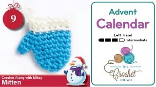 How to Crochet A Mitten Ornament Advent Calendar [upl. by Reidid294]