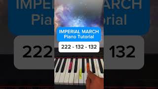 Play The Imperial March on Piano in 5 Seconds shorts pianotutorial [upl. by Demetra]