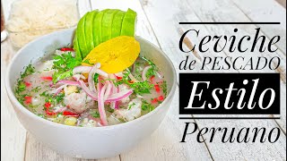 CEVICHE DE PESCADO CON LECHE DE TIGRE [upl. by Eibrad]