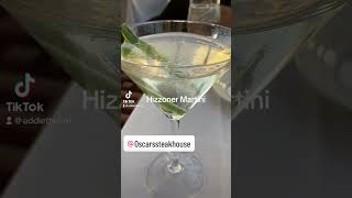 Oscars Steakhouse at The Plaza Hotel and Casino Hizzoner Martini [upl. by Owades]