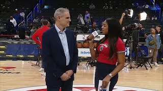 Wizards Donate Life Night PreGame Interview with Dr Jose Figueiro [upl. by Fleischer982]