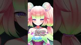 Vtuber Proves She Can Claps With No Hands shorts vtuber vallure [upl. by Adnical964]