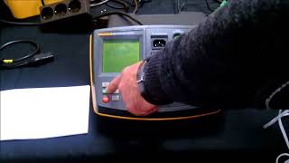 Automatiktest nach VDE 0701  VDE 0702 mit dem Fluke 6500 Gerätetester Geräte der Schutzklasse 2 [upl. by Polish]