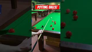 Snooker Potting Balls shorts snooker billiards ball shots sports [upl. by Ahtilat]