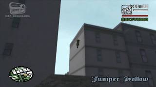 GTA San Andreas  Walkthrough  Unique Stunt Jump 50  Calton Heights San Fierro [upl. by Ardnuahs]