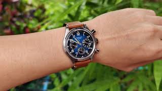 Longines Avigation BigEye Titanium 4k60fps [upl. by Ethelstan696]