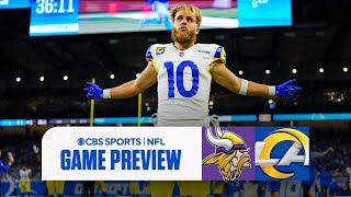 NFL Week 8 Thursday Night Football Vikings at Rams  Full Game PREVIEW [upl. by Effy620]