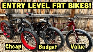 Entry Level Fat Bikes  Cheap vs Budget vs Value [upl. by Gerrilee]