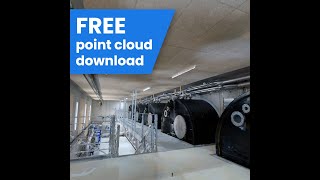 FREE DATA DOWNLOAD  Captured with NavVis Water treatment facility  Aarhus Denmark [upl. by Anaz]