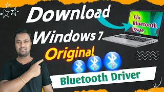 Download Windows 7 Original Bluetooth Driver  How to Download Bluetooth driver for Pc amp Laptop 🔥🔥 [upl. by Yacano]