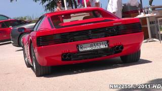 Decatted Ferrari Testarossa INSANE Sound  Redline Revs and Acceleration [upl. by Eniamej]