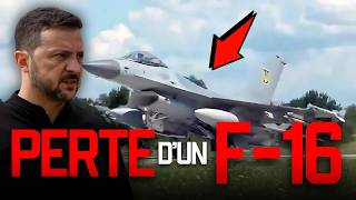 LUKRAINE PERD SON PREMIER F16 ET SON PILOTE [upl. by Neelear]