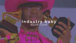 lil nas x  industry baby slowed  reverb [upl. by Adamok764]