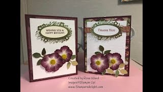 Pressed Petals Suite New from Stampin Upand More [upl. by Debo159]