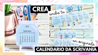 2  CREA il tuo CALENDARIO DA SCRIVANIA 202425 a mano o con Cricut [upl. by Proulx]