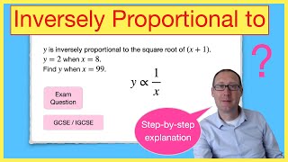 Inversely proportional to  GCSE [upl. by Mapes]