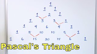 21  Pascals Triangle amp Binomial Expansion  Part 1 [upl. by Willow]