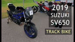 2019 Suzuki SV650  Track Bike  Walkaround [upl. by Eibob]