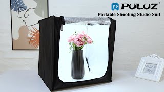 PULUZ 40cm Folding Portable 24W 5500K Studio Shooting Tent Box [upl. by Nij380]