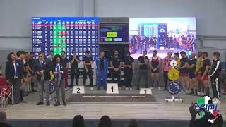 7 GARA NAZIONALE CLASSIC SENIOR MASCHILE DI POWERLIFTING  Cat 74 kg [upl. by Lyred]