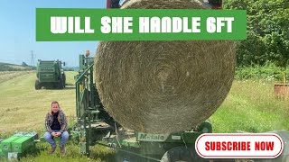 Will a Mchale 991 highspeed wrap a 6ft bale Episode 182 [upl. by Walther]