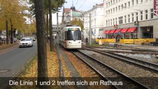 Stadtbahn Bielefeld 2015 Tram Bielefeld [upl. by Haneen]