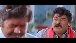 Jaggesh Play Drama to unit parents  Patela Part8  Blockbuster Kannada Movie [upl. by Hubsher]