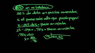 ÁLGEBRA 18 PROBLEMAS DE PORCENTAJES [upl. by Bellamy210]