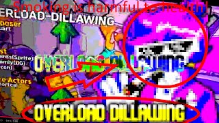 FNF  RR V 15  Overload Dillawing idk if this even possible to complete  Remix By OneQuart [upl. by Erlandson]