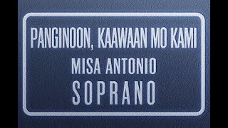 Panginoon Kaawaan Mo Kami  SOPRANO  Misa Antonio [upl. by Virnelli]