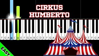 Cirkus Humberto  Karel Svoboda  Piano Tutorial [upl. by Eisenstark224]