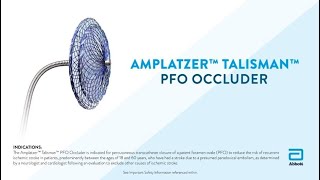 Amplatzer™ Talisman™ PFO Occluder Animation [upl. by Kram239]