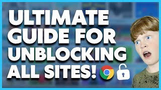 The ULTIMATE GUIDE To Unblocking ALL SITES On School Chromebook [upl. by Darlene417]