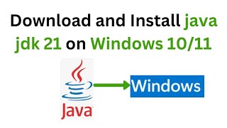 How to Install Java JDK on Windows 11  with JAVAHOME [upl. by Fabriane13]